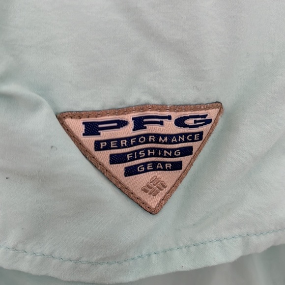 Columbia Men’s XL PFG long sleeve UPF 30+ Sun Protection Mint Green - Picture 3 of 7